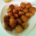 Ruri03's cooksnap of when they made 簡単★ＨＭで黒ゴマきなこ豆腐ドーナツ.