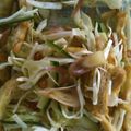 一人鍋's cooksnap of when they made みょうが　油揚げ　きゅうり　葱のサラダ.