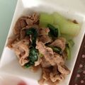 Puarani1's cooksnap of when they made 豚肉と青梗菜のオイスターソース炒め.
