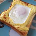 ＊U＊'s cooksnap of when they made ズボラ☆目玉焼きトースト.