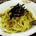 りょりょーこ's cooksnap of when they made アボカド納豆パスタ♪.