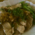 cooj614's cooksnap of when they made 蒸し鶏のネギソースかけ（油淋鶏風）.
