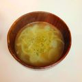 ガキの厨房's cooksnap of when they made 生姜でポカポカ★オニオンスープ.