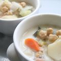 勇気凛りん岸田夕子's cooksnap of when they made さっぱり～塩豚の豆乳味噌スープ.