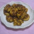 陽翔mam 's cooksnap of when they made モチモチおからだんごのカレー炒め.