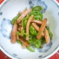 kana叶's cooksnap of when they made スピードおかず…ピーマンとハムの炒めもの.