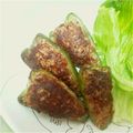 shimako18's cooksnap of when they made ナツメグ香る塩胡椒味・ピーマンの挽き肉詰.