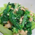 こぼきよ☆'s cooksnap of when they made ＊小松菜とツナのオイマヨ炒め＊.