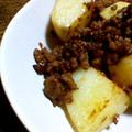 pumilala's cooksnap of when they made 簡単！挽き肉とじゃがいもの甘辛炒め.