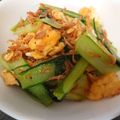 さやまる。's cooksnap of when they made 小松菜のソテー.