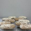 Miz0862's cooksnap of when they made 米粉100%フライパンでゴマと胡桃のパン.