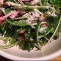 ricrac's cooksnap of when they made 水菜とベーコンのサラダ.