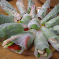 ひろみつばち's cooksnap of when they made 蒸し鶏とキャベツの生春巻き.