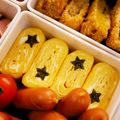 あくろsan's cooksnap of when they made ただ貼るだけ♪卵焼きに海苔デコ●●●.