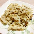 nuri0's cooksnap of when they made レンコンの豚肉はさみ 味噌焼き.