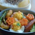 ＫｉｔｔｙＱ's cooksnap of when they made キャラ弁　花畑∵たまご.