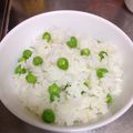 コーヒーチョコレート's cooksnap of when they made 豆の色が白くならないグリーン！ピースご飯.