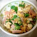 ほりもも's cooksnap of when they made 調味料1つで☆3色スクランブルエッグ.