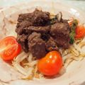 lemonina's cooksnap of when they made 鶏レバーのにんにく塩こうじ炒め.