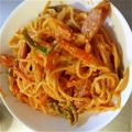 kazumiyuki's cooksnap of when they made 卵でマイルドナポリタン.