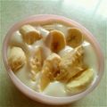 翔舞ママ's cooksnap of when they made バナナ☆ヨーグルト.