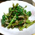 くまやっこ's cooksnap of when they made *三つ葉としらすの海苔辛子和え*.