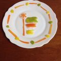 ぽんそわ's cooksnap of when they made 【中期離乳食】子供の日の鯉のぼりプレート.