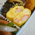 nasubeam's cooksnap of when they made 一個卵で卵焼き♡♡お弁当に☆.
