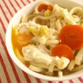Marrietty's cooksnap of when they made 野菜ゴロゴロ♪豚汁風煮込みうどん.