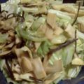 たぬとん's cooksnap of when they made たけのこ、キャベツの塩昆布炒め.
