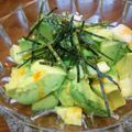月見なっとう's cooksnap of when they made ラー油でアボカドチーズ.