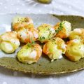 よっしー食堂's cooksnap of when they made くるりん海老のポテト焼き.