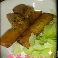 またはやならたかまな's cooksnap of when they made 【時短】野菜と豚肉のスピード春巻き.