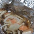 またはやならたかまな's cooksnap of when they made 簡単＊きのこと鮭のホイル焼き☆.