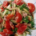 鶏皮坊主's cooksnap of when they made おくらときゅうりの和え物♪.