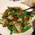 あべまっこ's cooksnap of when they made 初夏に食べたい*きぬさやとキャベツ炒め.
