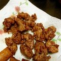 emiou's cooksnap of when they made 見た目鶏の唐揚げ〜豚小間の唐揚げ〜.