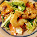 くみりっち's cooksnap of when they made エビと山東菜のオイスターソース炒め.