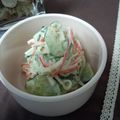 ♡麻る♡'s cooksnap of when they made カニカマときゅうりのわさびマヨネーズ和え.