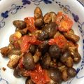 ポメちょん's cooksnap of when they made トマトと椎茸のガーリックソテー.