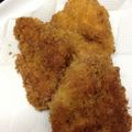 ポメちょん's cooksnap of when they made お弁当の…「おかずサク②鶏むね肉フライ」.