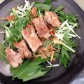 城太郎's cooksnap of when they made カリカリごぼうと水菜のサラダ♪.