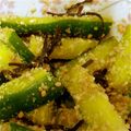 ゆり⌘1018's cooksnap of when they made 超簡単！きゅうりの塩昆布・胡麻和え.