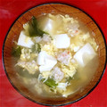 ももりん福島's cooksnap of when they made 豆腐とカニ缶の中華風★卵スープ♪.