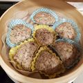 ☆☆Mi‐Sa☆☆'s cooksnap of when they made 砂糖不使用 薩摩芋ときな粉の米粉蒸しパン.