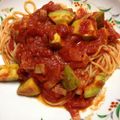こぶ99's cooksnap of when they made 20分! 簡単トマトとアボカドのパスタ.