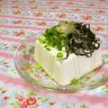 赤い電話's cooksnap of when they made 塩昆布のオリーブオイル仕立て冷奴.