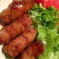 ににのすけ's cooksnap of when they made 焼肉のタレで☆蒟蒻のヘルシー豚肉巻き.
