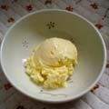 snowflower's cooksnap of when they made 簡単にアイスを作っちゃおう☆バニラ＆抹茶☆.