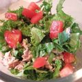 カバゴン's cooksnap of when they made わさび菜とツナのサラダ.